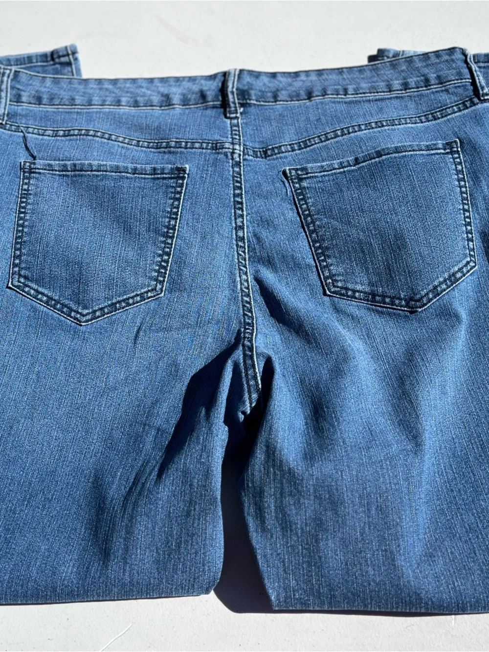 Old Navy Straight-Leg Jeans in Medium Blue Wash